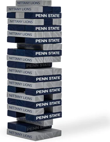 Vista 26 de Wild Sports NCAA Pro Football Tabletop Stackers Block Game for College Football Fan, Dorm Game, Tailgate