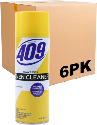 Vista 8 de 409 Spray limpiador de horno en aerosol sin humos, aroma fresco, corta la grasa en la parrilla y la estufa, limpia en 5 minutos, potente limpieza