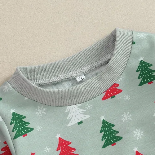 Vista 5 de Covvoliy Conjunto de sudadera de calabaza para bebé y niño pequeño, sudadera con pantalones y pantalones para recién nacidos, ropa de otoño