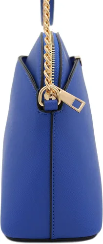 Vista 3 de FashionPuzzle Saffiano Bolso bandolera pequeño con correa de cadena
