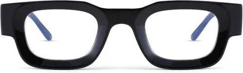 Vista 4 de SCVGVER Gafas de sol rectangulares gruesas para mujeres y hombres, polarizadas, retro, de los años 90, gruesas, cuadradas, polarizadas, protección
