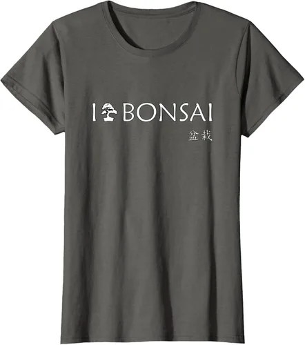 Vista 4 de Bonsai - I love bonsai T Shirt - Japan T-Shirt Negro