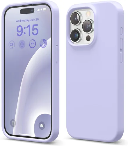 Vista 34 de elago Compatible con Funda para iPhone 15 Pro, funda de silicona líquida, funda protectora de cuerpo completo, a prueba de golpes, funda delgada