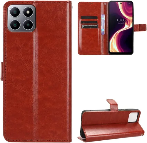 Vista 51 de Funda para Boost Mobile Celero 5G + Funda de piel con tapa para Boost Mobile Celero 5G Plus, color negro