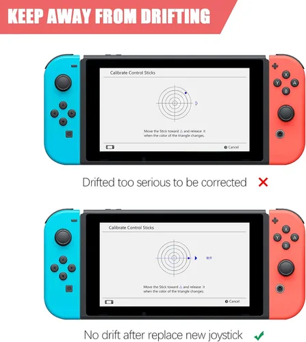 Vista 4 de Joystick de repuesto para Switch Lite, kit de herramientas de repuesto de joystick de reparación para Switch Lite y Nintendo Joycon