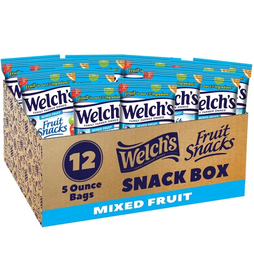 Vista 9 de Welch's Snacks de Fruta, Bayas y Cerezas, Perfectos para Compartir, Bolsa a Granel, 8 oz (Paquete de 1)
