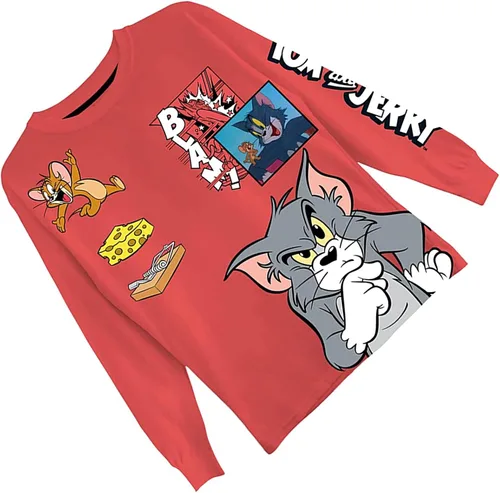 Vista 4 de Tom & Jerry - Camiseta de manga larga con dibujos animados vintage