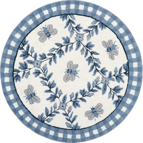 Vista 9 de SAFAVIEH Chelsea Collection - Alfombra decorativa de 1 pies 8 pulgadas x 2 pies 6 pulgadas, color negro, lana de campo francesa enganchada a mano