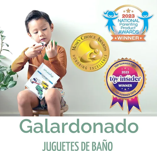 Vista 8 de SplashEZ Juguetes de Baño para Coche Sin Moho para Niños Juguetes de Baño para Niños Pequeños Sin Agujero para Agua Conjunto de Vehículos