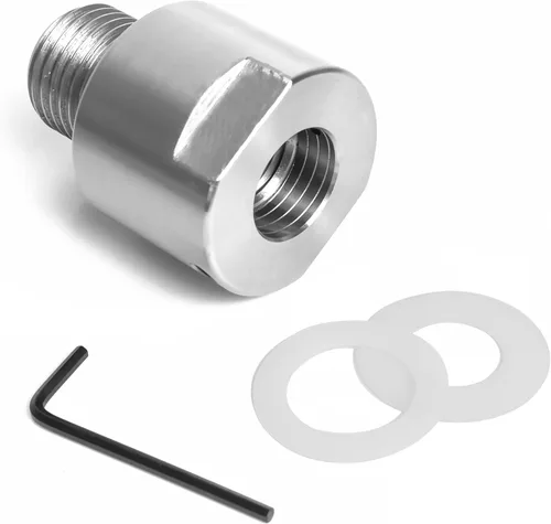 Vista 9 de Adaptador de rosca macho de 1-1/4 "x 8TPI a 1" x 8TPI Macho, para torno de madera con rosca de husillo de 1-1/4 "x8TPI, adaptador de husillo