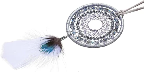 Vista 5 de Atrapasueños azul hielo, plumas de pavo y plumas de pavo real, hecho a mano, pequeño atrapasueños para dormitorio, atrapasueños para niñas