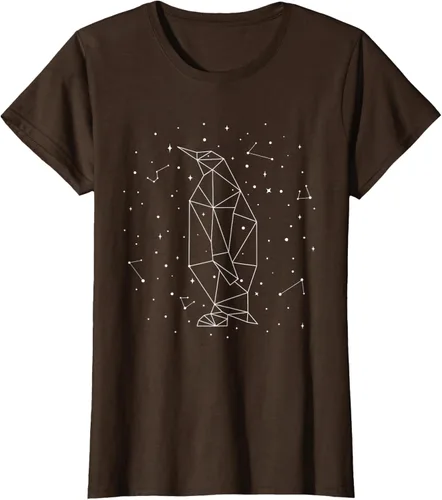 Vista 24 de Sternbild Penguin Constellation Emperor Sea Bird Penguin Camiseta Negro