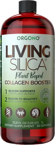 Vista 9 de Living Silica Potenciador de colágeno a base de plantas Potenciador de colágeno vegano Apoya la producción saludable de colágeno y elastina