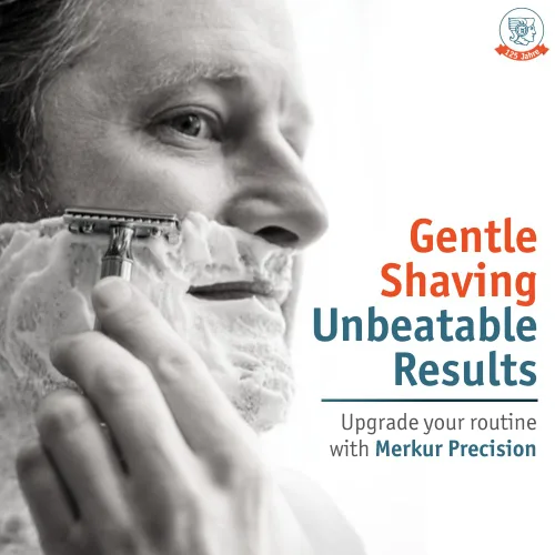 Vista 11 de MERKUR MERKUR Short Handle Safety Razor with 10 blades Cromo