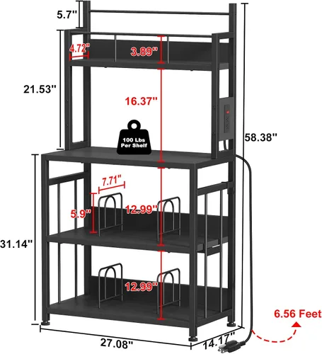 Vista 5 de EasyCom Soporte para tocadiscos con almacenamiento de vinilo, soporte para tocadiscos con capacidad para hasta 300 álbumes, mesa grande