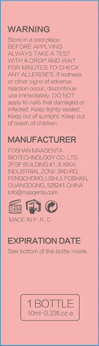 Vista 3 de AIMEILI Esmalte de uñas de gel sin hema, color nude, rosa con purpurina, tono de piel neutro, rosa brillante, natural, secado con LED UV para el 559