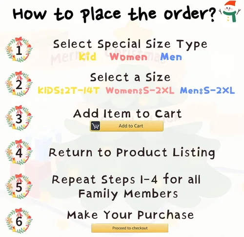 Vista 6 de Matching Christmas Pajamas for Family, Funny Holiday Cute Let It Snow Print Tops and Plaid Pants Xmas Sleepwear Pjs Set