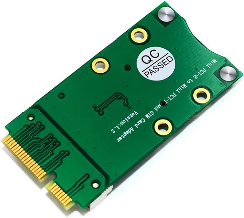 Vista 2 de HLT Adaptador Mini PCI-E con ranura para tarjeta SIM