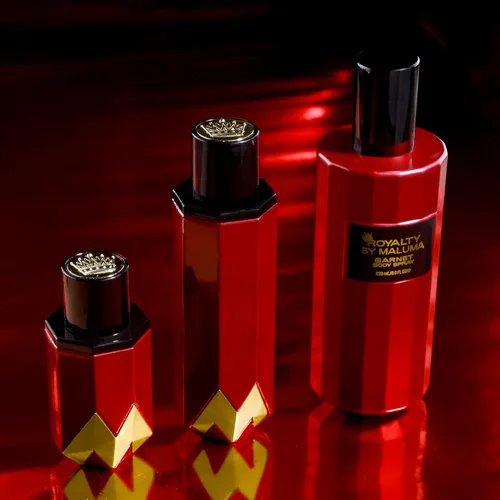 Vista 4 de Garnet Body Spray para hombres, 8 onzas, perfume audaz y vibrante para hombres, fragancia de madera Fougere, notas superiores de lavanda y rosa