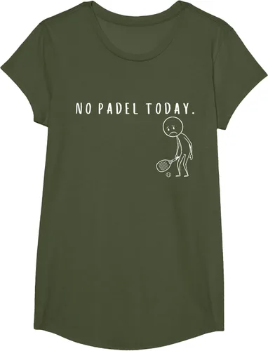Vista 73 de No Padel Today Funny Padel Stickman Padel Playera Jugador de Tenis