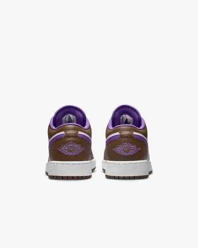 Vista 5 de Jordan Air 1 Low - Tenis para hombre, PalominoWild Berry-blanco