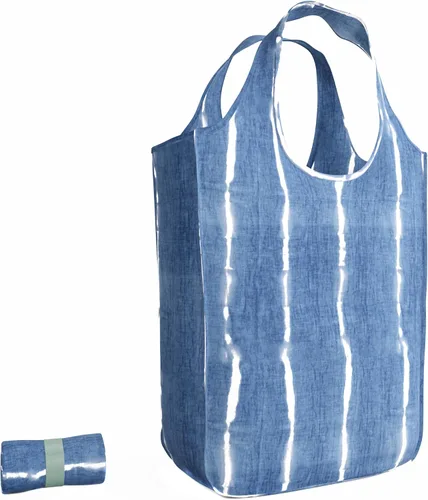 Vista 11 de Pure Sage Bolsa de comestibles reutilizable - Elegante bolsa de compras para comestibles - Bolsa plegable - Tamaño mediano