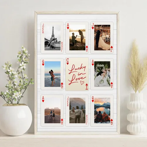 Vista 14 de LOVELYPOD Póster de lienzo personalizado para parejas, fotos personalizadas para parejas, ideas para regalo del día de San Valentín, regalo