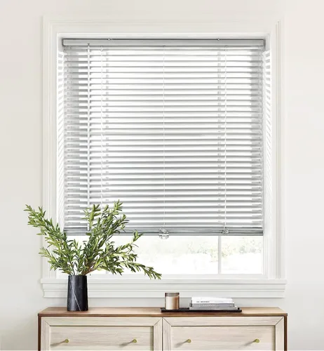 Vista 23 de LazBlinds Mini Persianas de Aluminio de 1", Sin Herramientas-Sin Taladro, Persianas Sin Cordón para Ventanas Interiores, Persianas Horizontales