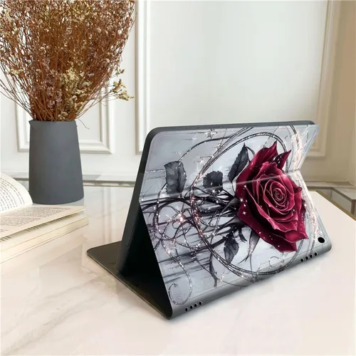Vista 7 de DEGDFSGR Funda para tablet Amazon Fire HD 10 10 Plus (13ª/11ª generación 2023/2021) con soporte ajustable, apagado y encendido automático