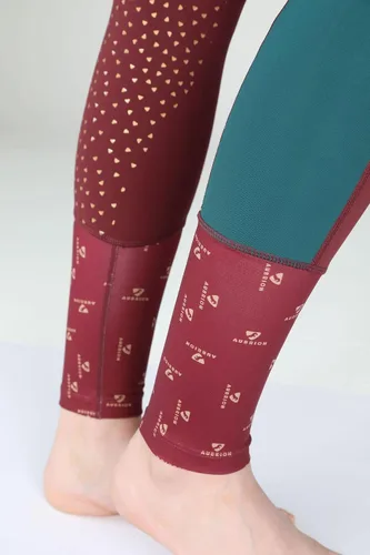 Vista 4 de Aubrion Shires Equestrian Eastcote Mallas de equitación - Mujer, Verde oscuro