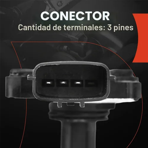 Vista 5 de A-Premium Sensor de flujo de aire masivo [3 pines] Compatible con Chevrolet, Suzuki