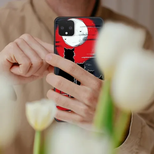 Vista 280 de Funda delgada para Google Pixel 4 XL, funda delgada de silicona de TPU suave a prueba de golpes para Google Pixel 4 XL, astronauta Galaxy