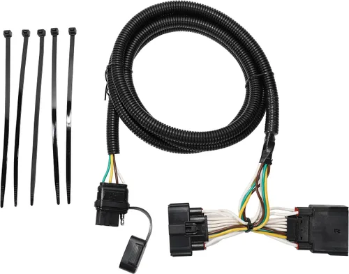 Vista 7 de Oyviny Arnés de cableado de remolque personalizado de 4 vías para Ford Explorer 2011-2019, cableado de luz de remolque Plug and Play de cobre puro