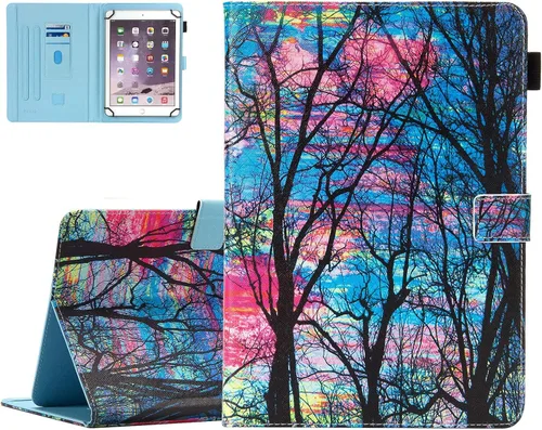 Vista 26 de Dteck Funda universal para tablet de 7.9 a 8.4 pulgadas, funda plegable de piel con tapa para Onn de 8 pulgadas, Samsung Galaxy Tab 8.0 pulgadas 8.4