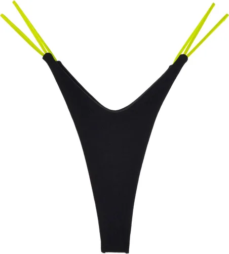 Vista 7 de Tangas de algodón G String para mujer, sexy, sin costuras, de cintura baja, ropa interior suave con abertura alta Albaricoque/Negro/Rosa/Blanco