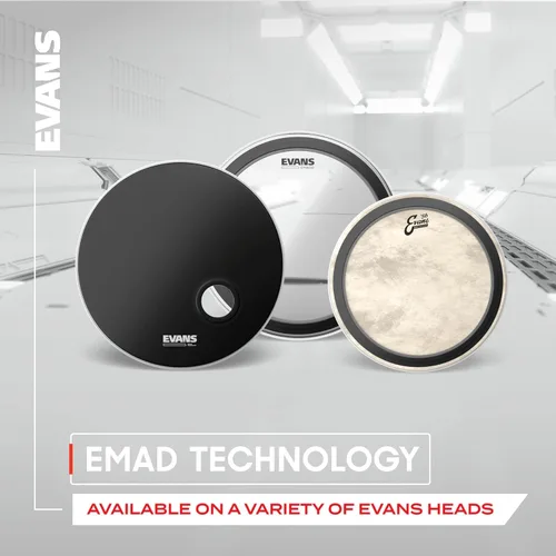 Vista 6 de Evans UV EMAD Bass Drumhead, 24 pulgadas