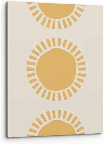 Vista 8 de PHAMTE Lienzo enmarcado bohemio rústico con puesta de sol y puesta de sol naranja para el hogar, baño, habitación de niñas, cocina, oficina