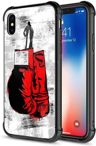 Vista 21 de Funda para iPhone Xs Max, de cristal templado 9H para iPhone Xs Max, diseño a prueba de golpes, antirrayones, para Apple iPhone Xs Max de 6.5