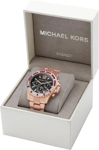 Vista 5 de Michael Kors Everest - Reloj de cuarzo con cronógrafo de acero inoxidable