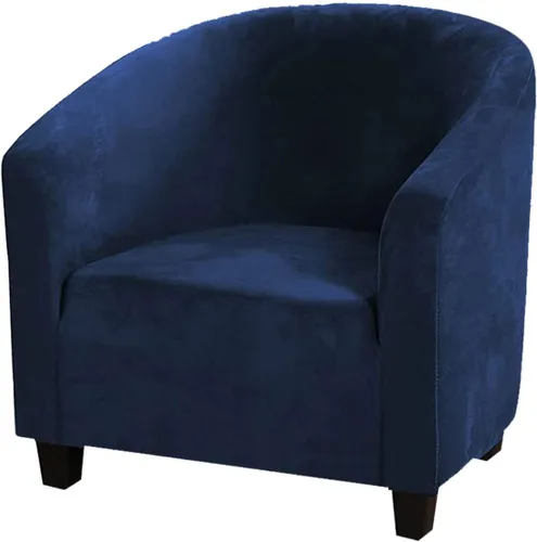 Vista 18 de MIFXIN - Funda elástica para silla de bañera de terciopelo de alta elasticidad, cubierta de silla de club, cubierta de sillón de elastano, cubierta