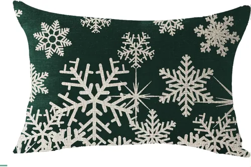Vista 13 de Funda de cojín con diversos diseños, de algodón, material decorativo lumbar de 12.0 x 20.0 pulgadas