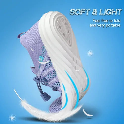 Vista 5 de VIFUUR Zapatos de agua para hombre y mujer, zapatos deportivos para playa, surf, caminar, kayak, barco, piscina