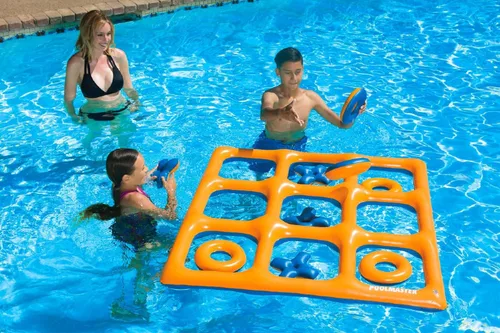 Vista 6 de Poolmaster Juego flotante gigante de Tic Tac Toe para piscina y patio trasero