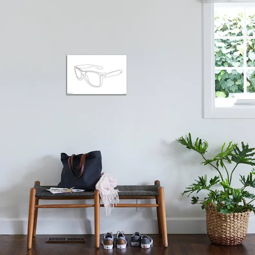 Vista 3 de Trends International LÍNEA Y Pincel - Póster de pared de lona con lentes de sol de línea continua