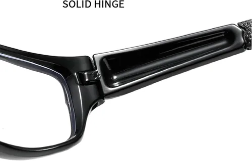 Vista 7 de Gafas de seguridad de lente completa envolventes con lectores, gafas de lectura de seguridad con aumento deportivo para hombres y mujeres