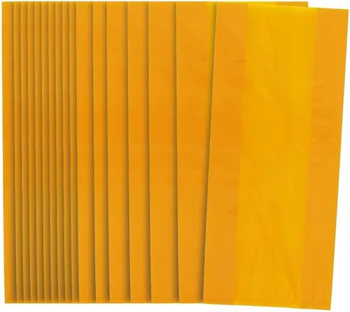 Vista 15 de Bolsas de plástico de celofán azul bebé para fiestas - 11.5" x 5" (30 unidades) Perfectas para regalos, dulces, golosinas