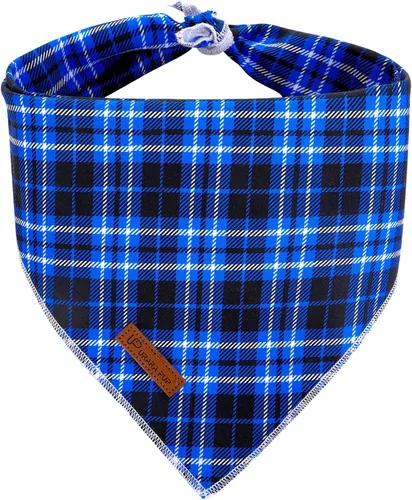 Vista 14 de Bandana de verano para mascotas - Bufanda triangular de rejilla de algodón cómoda para cachorros, pañuelo lavable para perros o gatos, niños