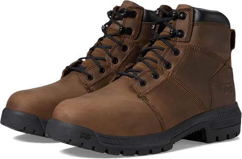 Vista 8 de Timberland PRO Montauk - Puntera de seguridad de acero de 6 pulgadas para hombre Negro/Chicle