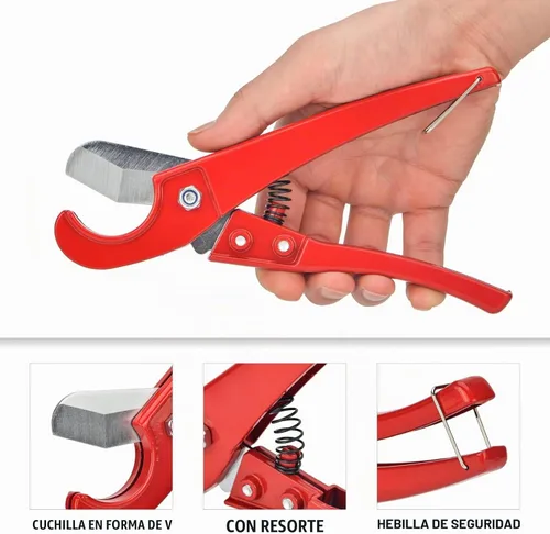 Vista 3 de Cortador de tubos Pex para capacidad de corte de 1/8"-1", cortador