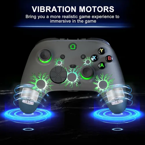 Vista 3 de conwin Wired Xbox One Game Controller, Enhanced Game Controller Compatible with Xbox One SeriesPC,Gaming Controller with Programming Keys,Dual